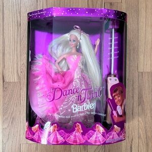 NIB BARBIE Dance N Twirl Barbie, 1994, TESTED, WORKS